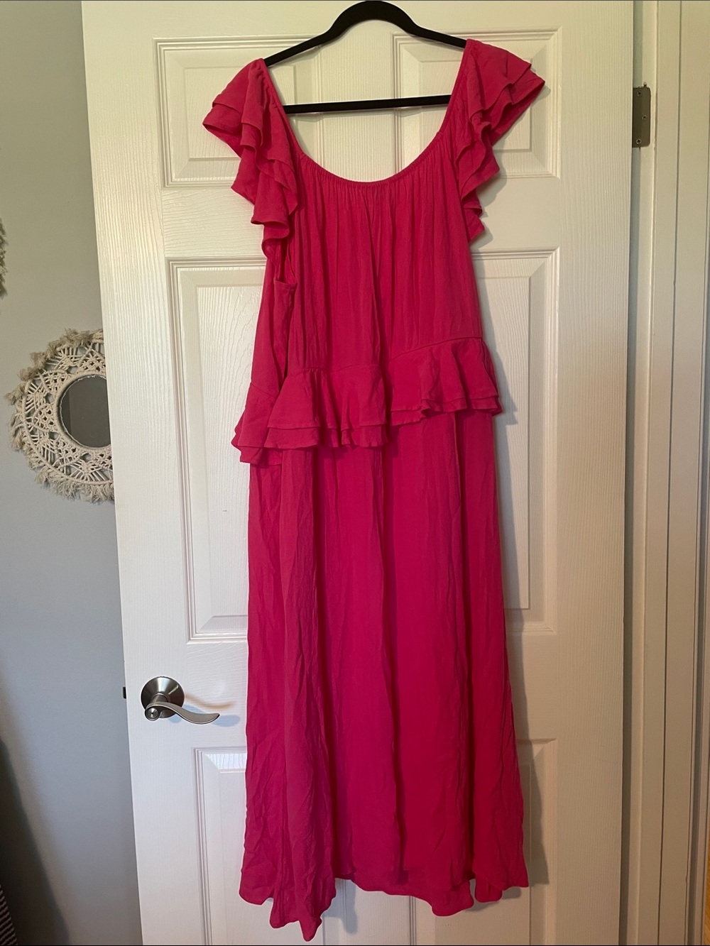 Sofia Vergara Women's Ruffle Sweetheart Midi Dress Size 3X NWT - Picture 6 of 14